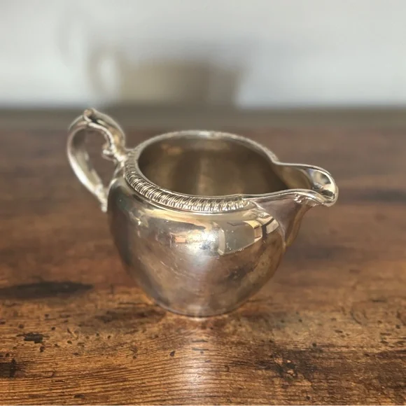 Reed & Barton Silver plated vintage 1950s cream & sugar set antique - Picture 2 of 4